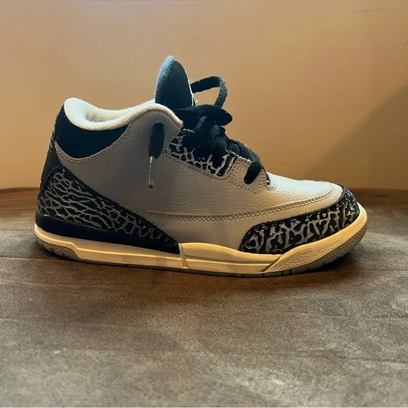 Air Jordan 3 Retro Wolf Grey 2014 Size 3y Kids - Picture 2 of 8